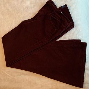 Burgundy Flare Corduroys